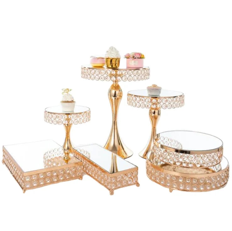 new 2020 products multi-tiered cake stand Christmas decoration dessert display stand wedding party supplies cake Dessert table