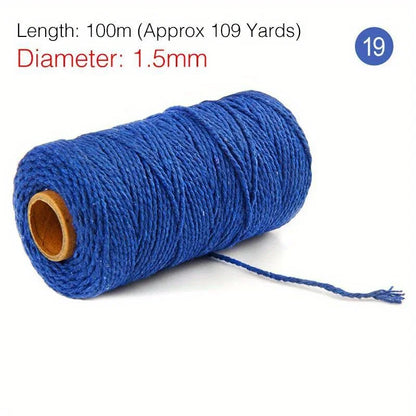 Cotton Twine Natural Jute Twine Packing Twines BakersTwine for Holiday Gift Wrapping Butchers Baking Arts and Crafts Gardening