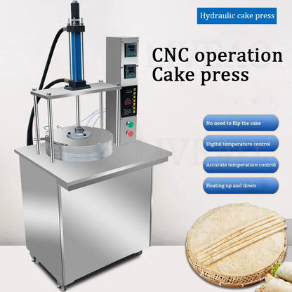 Factory Supply Automatic Restaurant Tortilla Making Machine Dough Press Roasted Duck Cake Press Maker