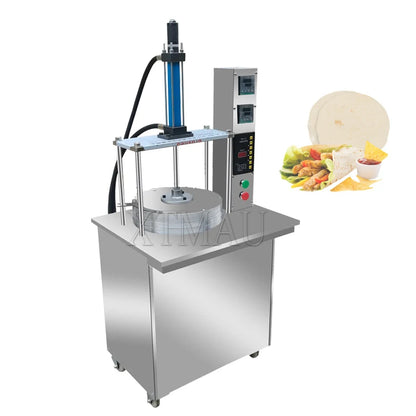 Factory Supply Automatic Restaurant Tortilla Making Machine Dough Press Machine Roasted Duck Cake Press Maker Machine