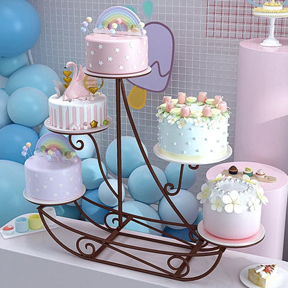 Modern Kitchen Fondant Cake Stand Pastry Cupcake Stand Cake Holder Buffet Display Cooking Support Gateau Kitchen Supplies