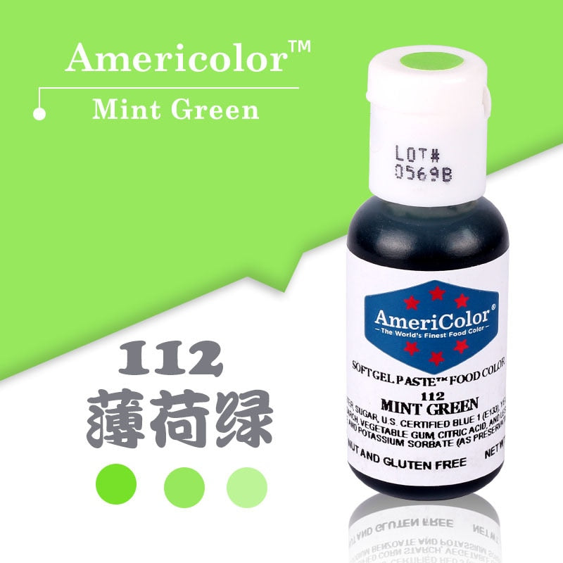 Americolor Natural Food Coloring Water Oil Baking Fondant Cream Cake Macaron DIY Kitchen Baking Supplies Pastry Decorating Tools