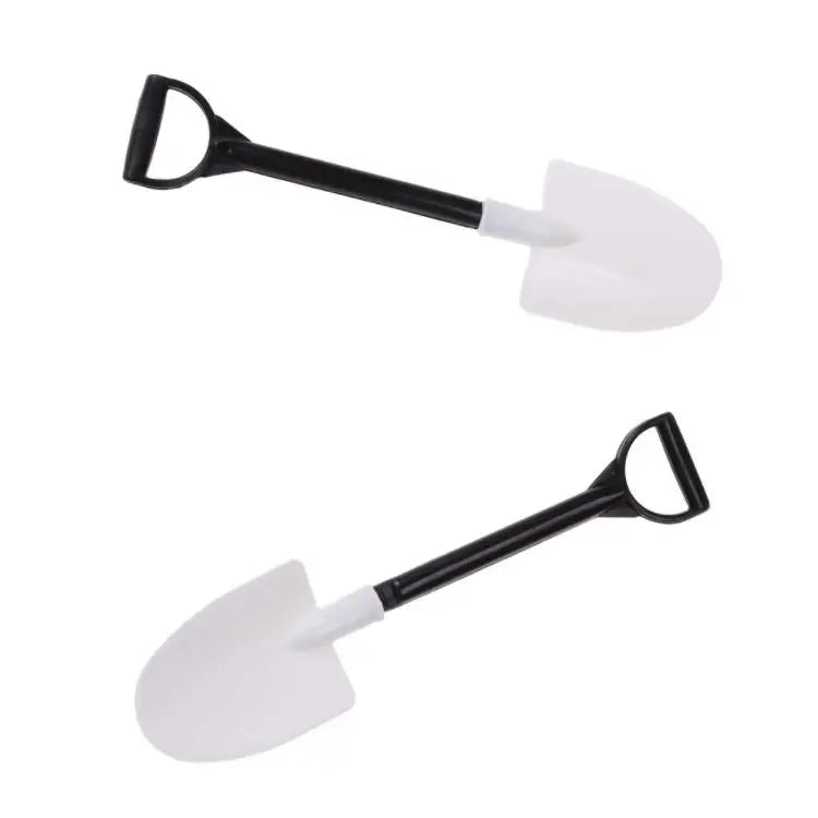 2000Pcs Plastic Disposable Mini Shovel Spoon Potted Ice Cream Cake Spoon for Kids Dessert Tea Coffee Spoons Party Supplies SN