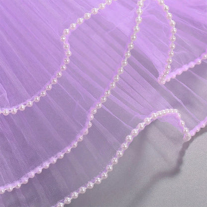 28cmx400cm Flower Wrapping Paper Pearl Wave Yarn Lace Mesh Florist Bouquet Valentine&