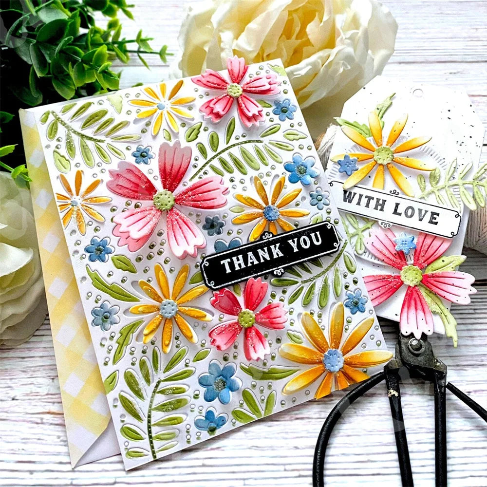 Metal Cutting Dies and Stamps Petal Pusher Sets Layering Stencils DIY Scrapbooking Stencil Paper Cards Album Stamp Die Sheets