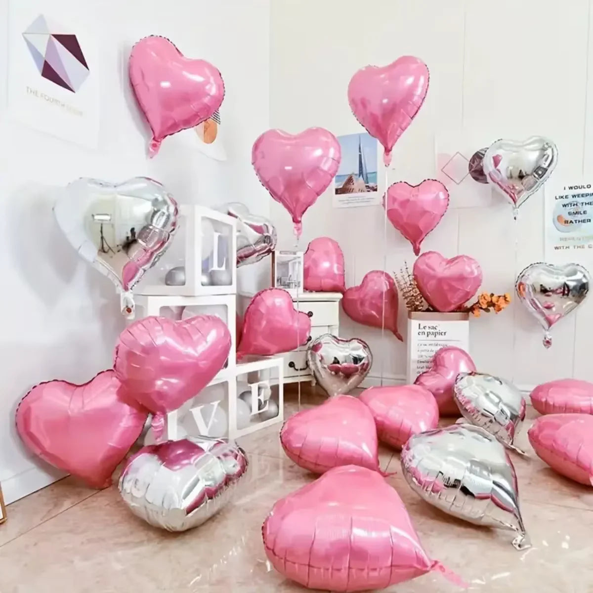 10/50/100Pcs DIY Wedding Party Decoration Love Balloons Day Romantic Proposal for Home Happy Birthday Ornament Holiday Balloons
