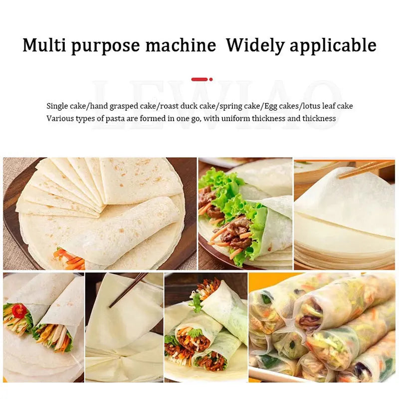 Factory Supply Automatic Restaurant Tortilla Making Machine Dough Press Machine Roasted Duck Cake Press Maker