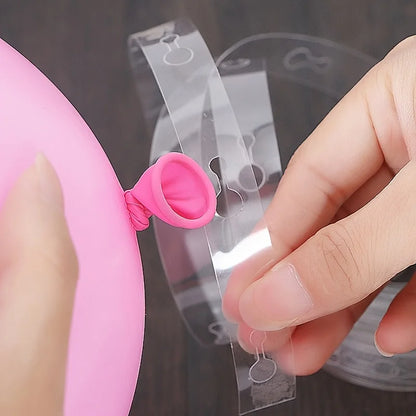 Balloon Chain Strip Roll – Double Hole Balloon Decorating Strip for Birthday &amp; Wedding Party