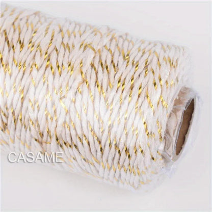 Cotton Twine Natural Jute Twine Packing Twines BakersTwine for Holiday Gift Wrapping Butchers Baking Arts and Crafts Gardening