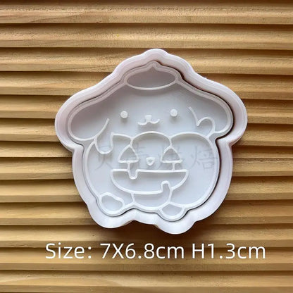 Halloween Sanrio Hello kitty Cartoon Baking Mold Kawaii Kuromi My Melody Cinnamoroll Pochacco Kitchen DIY Baking Biscuit Mold