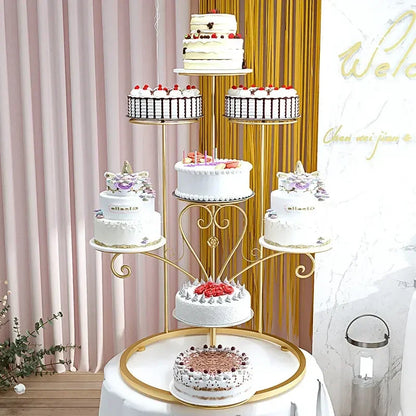 Party Events Cake Stand Pastry Confectionery Cupcake Stand Design Cake Board Buffet Display Cosas De Cocina Kitchen Supplies