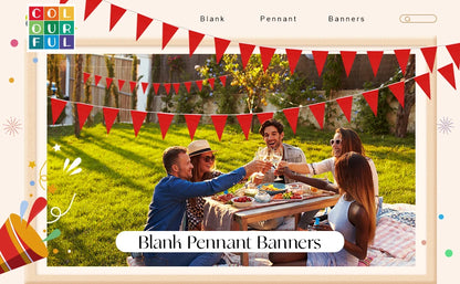 33 Ft Banners Flags String Triangle Bunting Pennant Garland for Grand Graduation Birthday Party Festival Celebration (Orange)