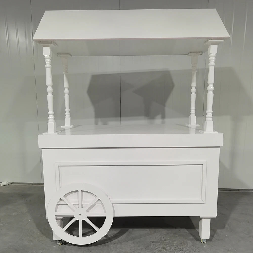 Banquet Prop Candy Cake Cart Red Bridal Shower Backdrops For Wedding Decoration Party Supplies