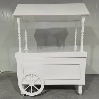 Banquet Prop Candy Cake Cart Red Bridal Shower Backdrops For Wedding Decoration Party Supplies