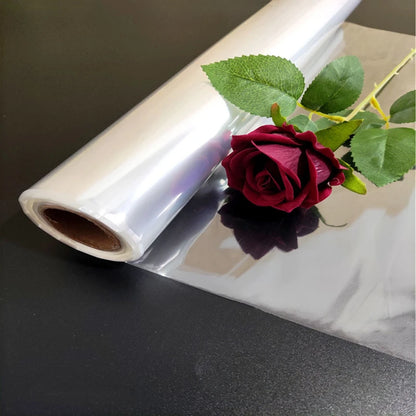 Clear Cellophane Wrap Roll – Transparent Wrapping for Gifts, Flowers, Baskets &amp; Crafts