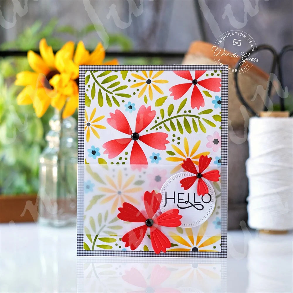 Metal Cutting Dies and Stamps Petal Pusher Sets Layering Stencils DIY Scrapbooking Stencil Paper Cards Album Stamp Die Sheets