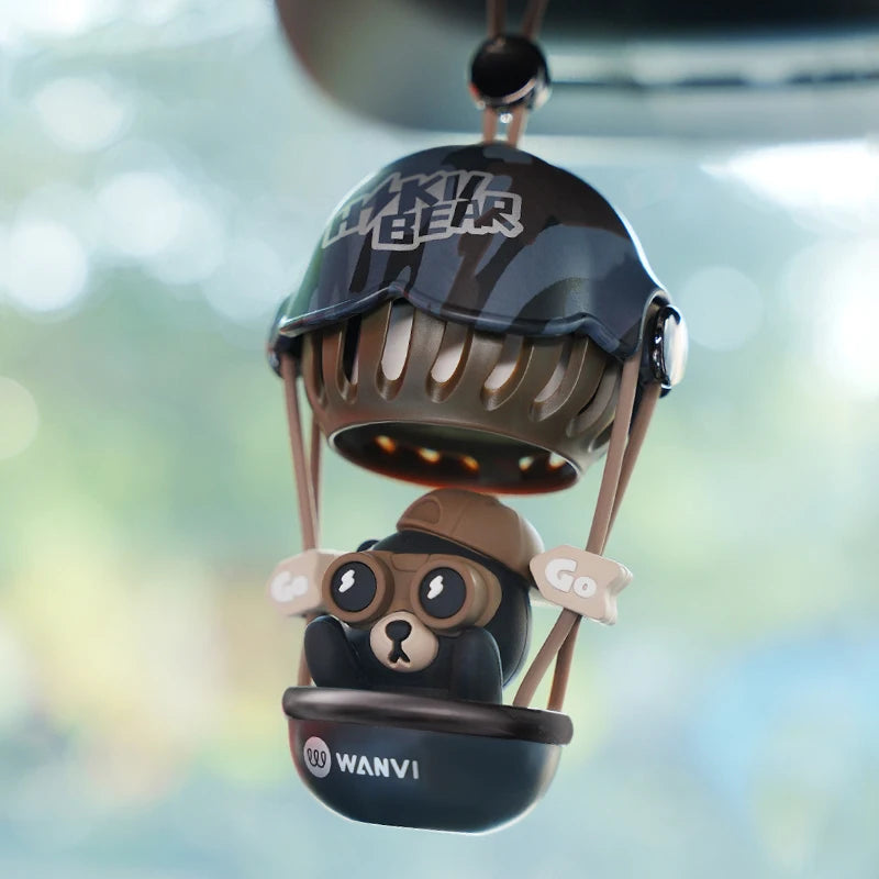 Balloon Bear car pendant hanging ornament decoration air freshener accessories fragrance perfume diffuser rearview mirror hanger
