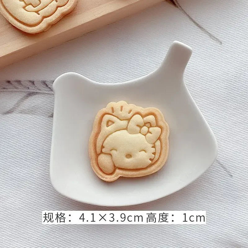 Halloween Sanrios Anime Kawaii Cookie Mold Cute Ghost Hellokittys Cinamolol Parent Child DIY Family Cartoon Baking Mold Gifts