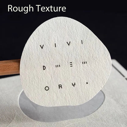 Custom Rough Texture Label Aesthetic Adhesive Stickers Personalized Logo Text Coffee Cake Baking Gift Packaging Product Sealing