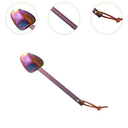 Coffee Bean Spoon Triangular Head Stirring Spoon Measuring Scoop for Baking Ingredients Seasoning Ground Coffee Kitchen Supplies