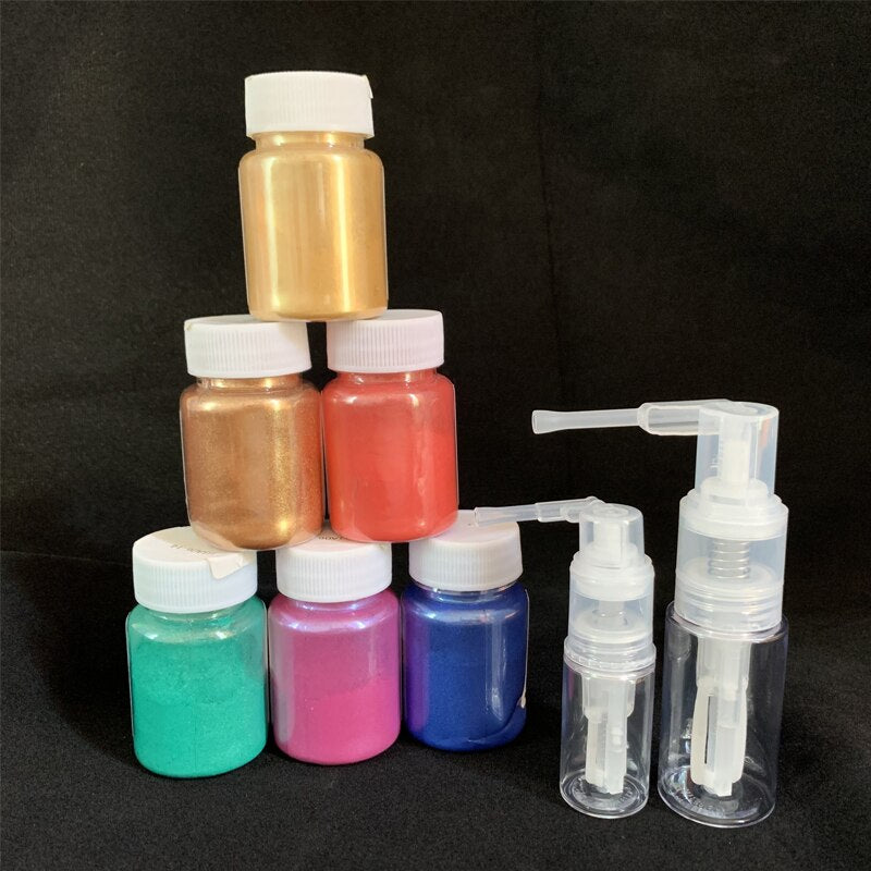 15g Edible Gold Powder Mousse Cake Fondant Macaron Chocolate Glitter Powder Silver Powder Baking Cake Color Decorating Tools