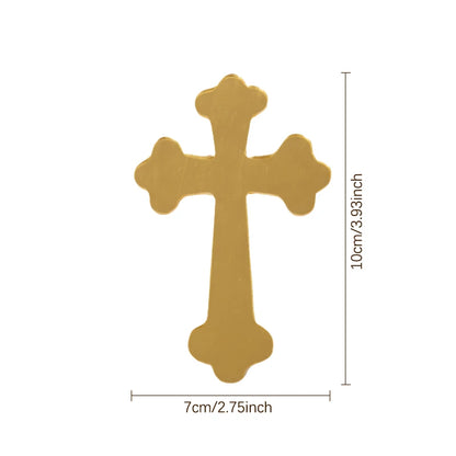 Christian Cross Cake Topper Acrylic Cake Decorations God Bless Cake Topper Party For Baking Cake Party Supplies