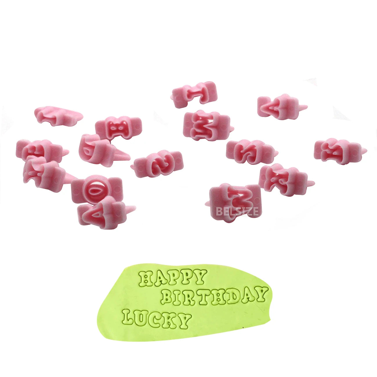 26pcs Alphabet Cake Molds Cookie Cutter Lowercase Letters Fondant Mould Embosser Biscuit Stamp Baking Decorating Tools