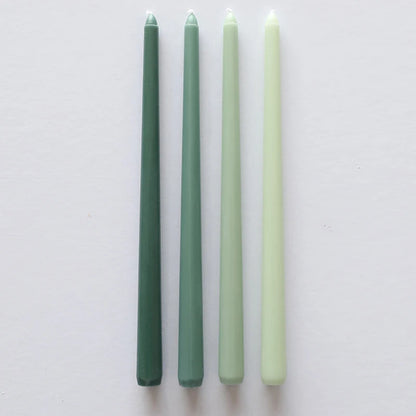 4pcs Gradient Taper Candles – Dripless &amp; Smokeless Long Rod Candles for Home Decor &amp; Events