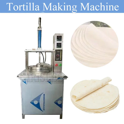 Factory Supply Automatic Restaurant Tortilla Making Machine / Dough Press Machine / Roasted Duck Cake Press Maker Machine