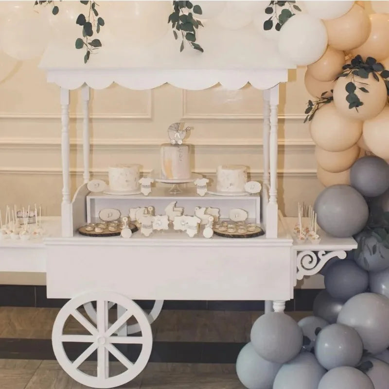 Wedding Acrylic Dessert Trolley Wedding Cake Holder Wedding Decor Backdrop Supplies