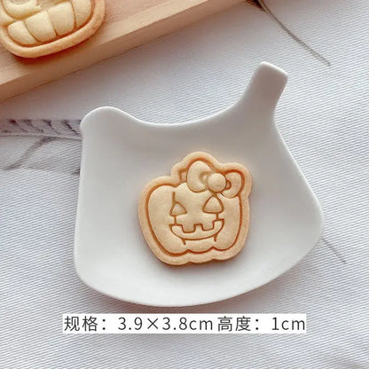 Halloween Sanrios Anime Kawaii Cookie Mold Cute Ghost Hellokittys Cinamolol Parent Child DIY Family Cartoon Baking Mold Gifts