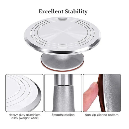 35-In-1 Cake Decorating Supplies Revolving Cake Turntable DIY Set Cake Baking Tools Cake Decorating Supplies Cake Stand