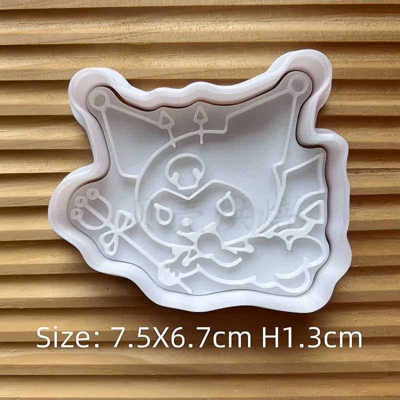 Halloween Sanrio Hello kitty Cartoon Baking Mold Kawaii Kuromi My Melody Cinnamoroll Pochacco Kitchen DIY Baking Biscuit Mold