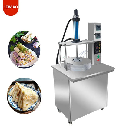 Factory Supply Automatic Restaurant Tortilla Making Machine Dough Press Machine Roasted Duck Cake Press Maker