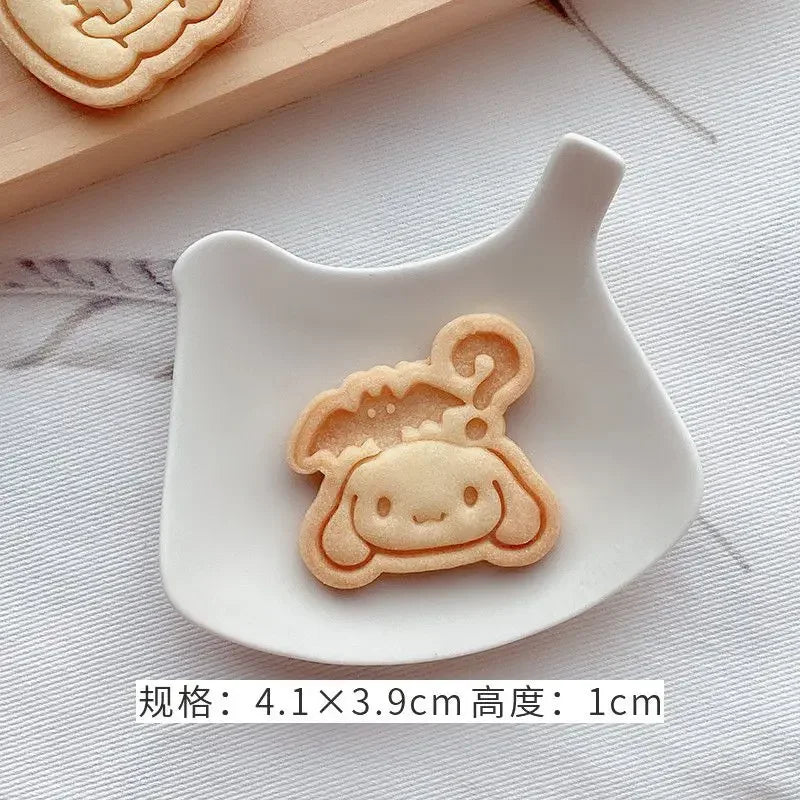 Halloween Sanrios Anime Kawaii Cookie Mold Cute Ghost Hellokittys Cinamolol Parent Child DIY Family Cartoon Baking Mold Gifts