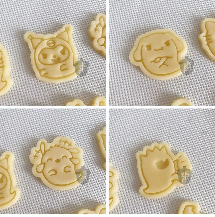 Halloween Sanrios Anime Kawaii Cookie Mold Cute Ghost Hellokittys Cinamolol Parent Child DIY Family Cartoon Baking Mold Gifts