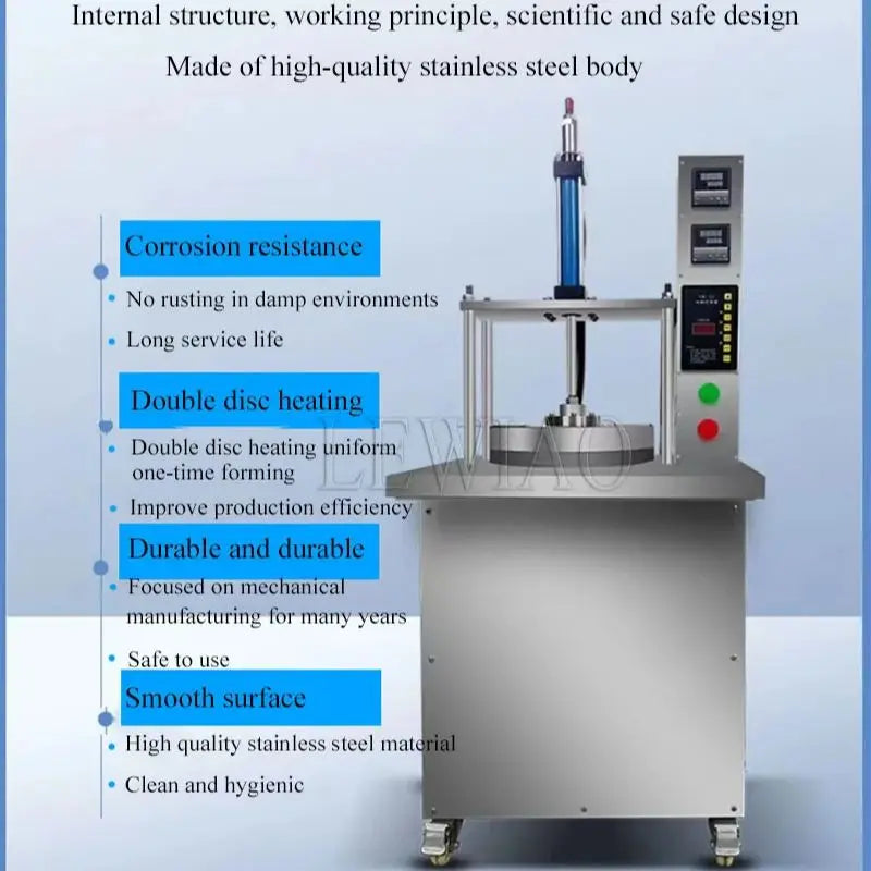 Factory Supply Automatic Restaurant Tortilla Making Machine / Dough Press Machine / Roasted Duck Cake Press Maker Machine