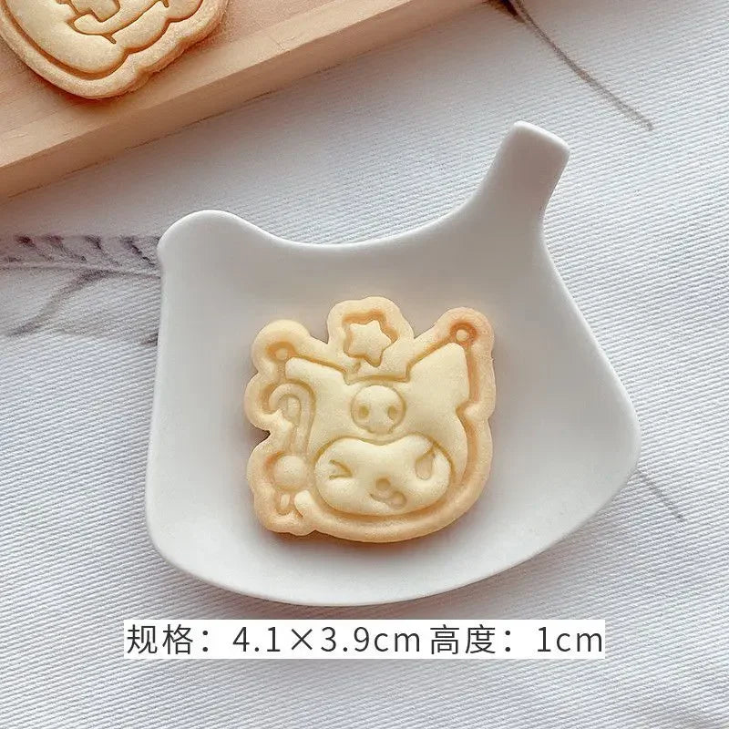 Halloween Sanrios Anime Kawaii Cookie Mold Cute Ghost Hellokittys Cinamolol Parent Child DIY Family Cartoon Baking Mold Gifts