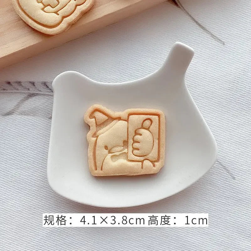 Halloween Sanrios Anime Kawaii Cookie Mold Cute Ghost Hellokittys Cinamolol Parent Child DIY Family Cartoon Baking Mold Gifts