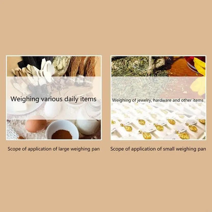 E5BE Dual Platform digital Kitchen &amp; Scale Tare Clear Backlight Dispaly for Smart Counting for Food Ingredients Baking