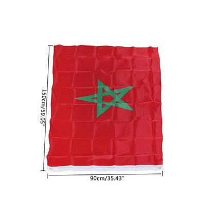 652D 1PC National Banners for Parades Sport 90x150cm Articles for Daily Use or Decors