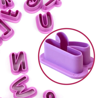 New Plastic Cake Mould DIY Alphabet Letter Impress Biscuit Cookie Cutter Press Stamp Embosser Fondant Mold 1 Set Cake Stand