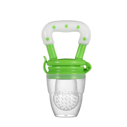 1pc Baby Feeding Spoon Fruit Grinding Pacifier Complementary Bites Silicone Mesh Baby Feeding Tableware