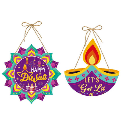 Happy Diwali Party Decoration Door Hanging Let&