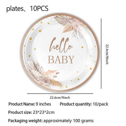Birthday Baby Cake Topper Happy Birthday Banner Decor First Party Tablecloth Baby Shower One 1st 2nd 3rd Birthday Party Supplies