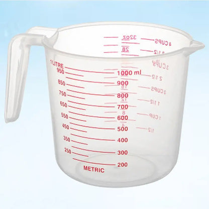 3 Pcs Measuring Cups Kitchen Tools Plastic Baking Measuring Cup Liquid Container Graduations Dry Ingredients
