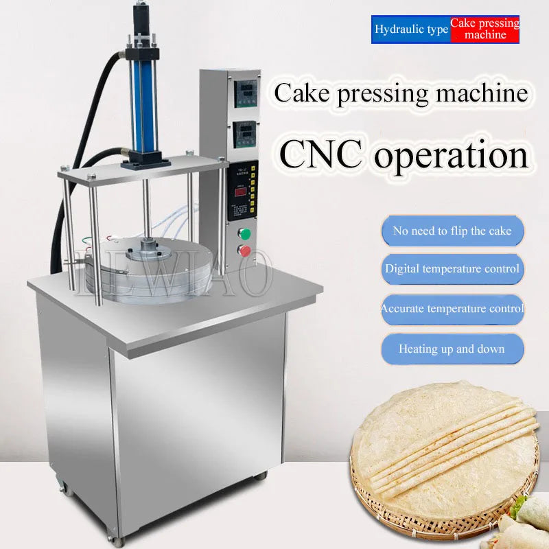 Factory Supply Automatic Restaurant Tortilla Making Machine / Dough Press Machine / Roasted Duck Cake Press Maker Machine