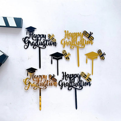 Congrats Grad Cake Topper Acrylic You Did It Class of 2023 Cake Topper for College Graduations Celebrate Party Cake Decorations