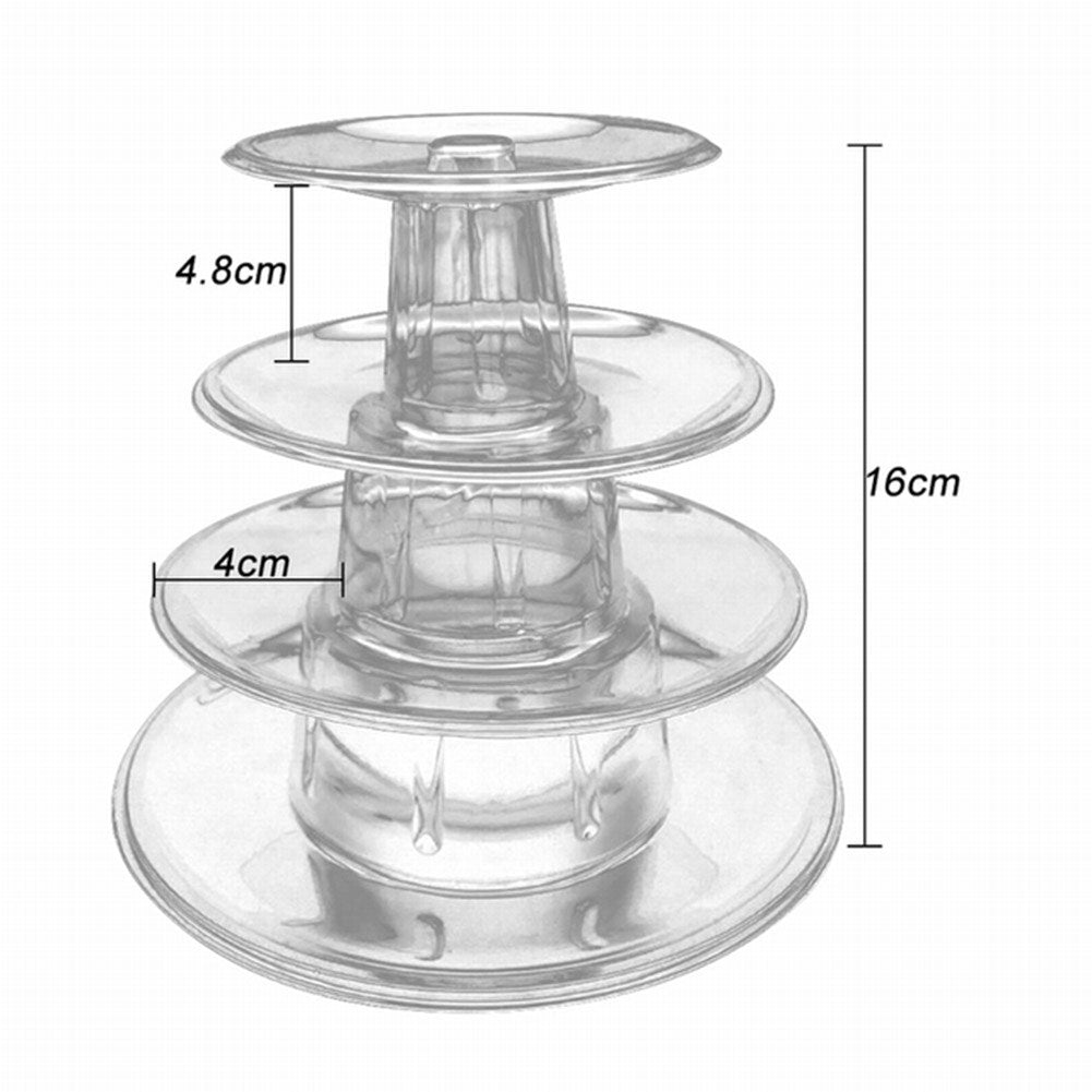 Macarons Display Tower Decorating Tools Cupcake Display Holder Kitchen Gadgets Reusable for Christmas Thanksgiving Tea Party