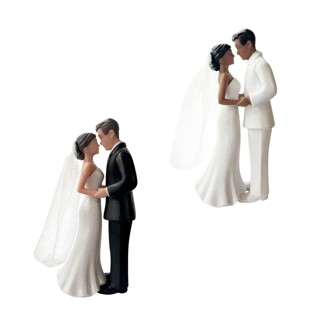 Wedding Cake Topper Accessory DIY Micro Landscape Modern Keepsake Simulated Bride Groom Figurine Decoration for Bridal Showers